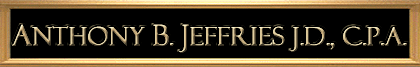 Anthony B. Jeffries, J.D., C.P.A. | Logo